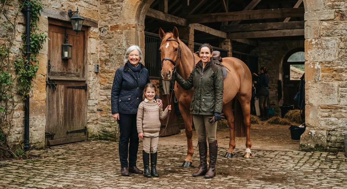 L'équipe du Rêve d'équilibre, centre équestre à Le Breuil-sur-Couze