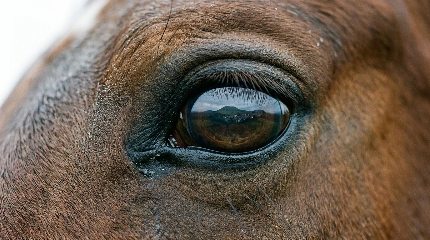 Un regard de cheval au Rêve d'équilibre, Le Breuil-sur-Couze